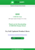 C1000-065 Dumps - Pass with Latest IBM C1000-065 Exam Dumps