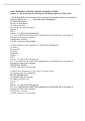 Project Management: Achieving Competitive Advantage, 5e (Pinto) Chapter 11 Advanced Topics in Planning and Scheduling: Agile and Critical Chain