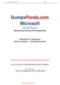 New Reliable and Realistic Microsoft AZ-500 Dumps