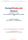 New Reliable and Realistic Nutanix NCM-MCI-5.15 Dumps