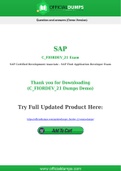 C_FIORDEV_21 Dumps - Pass with Latest SAP C_FIORDEV_21 Exam Dumps