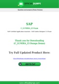 C_LUMIRA_23 Dumps - Pass with Latest SAP C_LUMIRA_23 Exam Dumps