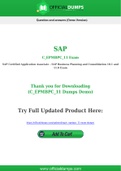 C_EPMBPC_11 Dumps - Pass with Latest SAP C_EPMBPC_11 Exam Dumps