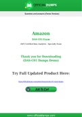 DAS-C01 Dumps - Pass with Latest Amazon DAS-C01 Exam Dumps