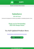 DEX-403 Dumps - Pass with Latest Salesforce DEX-403 Exam Dumps