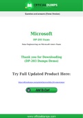 DP-203 Dumps - Pass with Latest Microsoft DP-203 Exam Dumps