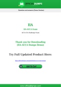 IIA-ACCA Dumps - Pass with Latest IIA-ACCA Exam Dumps