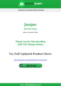 JN0-103 Dumps - Pass with Latest Juniper JN0-103 Exam Dumps