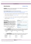 Stoichiometry Answer Key: Complete Solution TOP RATED