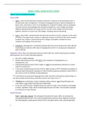NR601 / NR-601 Final Exam Study Guide [Week 5 - Week 8] (Latest): Primary Care of the Maturing & Aged Family Practicum - Chamberlain