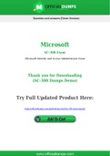 SC-300 Dumps - Pass with Latest Microsoft SC-300 Exam Dumps