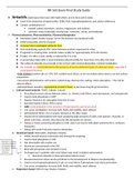 NR 565 wk 7 & 8 Final Exam Study Guide