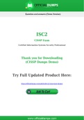 CISSP Dumps - Pass with Latest ISC2 CISSP Exam Dumps