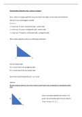 Samenvatting wiskunde sinus, cosinus en tangens