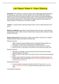 BIOS Lab Report Week 4- Gram Staining