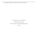 Exam (elaborations) NR 631 PROJECT PLAN PHASE 2 NEW FACILITY START UP Chamberlain College of Nursing (NR 631 PROJECT PLAN PHASE 2 NEW FACILITY START UP Chamberlain College of Nursing)