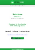 CRT-402 Dumps - Pass with Latest Salesforce CRT-402 Exam Dumps