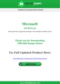 MB-600 Dumps - Pass with Latest Microsoft MB-600 Exam Dumps