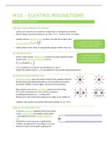 Samenvatting Systematische natuurkunde Vwo 5 Elektromagnetisme - h10