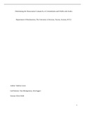 Exam (elaborations) BIOC 463a BIOC LAB REPORT 4 Determining the Dissociation Constant Kd of 2-Iminobiotin and HABA with Avidin Department of Biochemistry, The University of Arizona, Tucson, Arizona, 85721