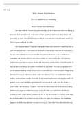 psy610.wk3journal  PSY 610  Week 3 Journal: Social Relations  PSY 610: Applied Social Psychology  Week 3 Journal: Social Relations  The video with Dr. Forsyth was quite interesting to me. It does seem that even though as more and more people become more a