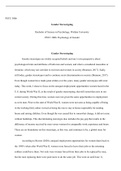 Wk1Assgn  PSYC  3006.doc  PSYC 3006  Gender Stereotyping  Bachelor of Science in Psychology, Walden University  PSYC 3006: Psychology of Gender  Gender Stereotyping  Gender stereotypes are widely accepted beliefs and ones own perspective about psychologic