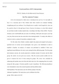 Week 4 Assignment.docx (1)  PSY325  Exercise and Stress ANOVA Interpretation  PSY325: Statistics for the Behavioral & Social Sciences  One-Way Analysis of Variance  Life is the instrument by which stress is introduced into our lives. It is inevitable. In 