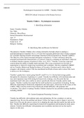 Week 2 Assignment.docx  HHS320  Psychological Assessment for ADHD €“ Timothy Childers  HHS320 Cultural Awareness in the Human Services  Timothy Childers €“ Psychological Assessment  I. Identifying information  Name: Timothy Childers  Sex: Male  Ethnicity: