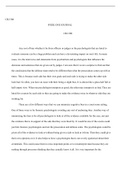 week 1 journal .doc    CRJ 308                                                          WEEK ONE JOURNAL   CRJ 308  Any sort of bias whether it be from officers or judges or the psychologists that are hired to evaluate someone can be a huge problem and ca