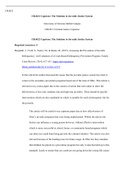 Week 1 Annotated Bibliography.docx  CRJ422  CRJ422 Capstone: The Solution to Juvenile Justice System  University of Arizona Global Campus CRJ422: Criminal Justice Capstone   CRJ422 Capstone: The Solution to Juvenile Justice System  Required resources: 5  