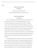 Spain Health Care System  Concept Paper.docx    MHA 630  Health Care System of Spain  Concept Paper  The University of Arizona Global Campus  MHA 630: Global and Population Health: Comparative Systems  Health Care System of Spain  Concept Paper  Spain is 