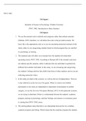 Wk6Assgn  PSYC  3002.doc  PSYC 3002  Chi Square  Bachelor of Science in Psychology, Walden University  PSYC 3002: Introduction to Basic Statistics  Chi Square  1.   We use the nominal scale to identify and categorize rather than indicate amounts (Heiman, 