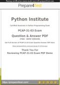 PCAP-31-03 Exam - Easy to Pass Just Follow The Instructions - 100% Working