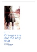 English book report oranges are not the only fruit incl. 4 book excerpts and review 