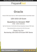 1Z0-1033-20 Exam - Easy to Pass Just Follow The Instructions - 100% Working