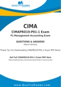 CIMA CIMAPRO19-P01-1 Dumps - Prepare Yourself For CIMAPRO19-P01-1 Exam