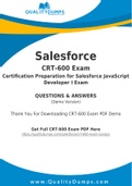 Salesforce CRT-600 Dumps - Prepare Yourself For CRT-600 Exam