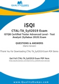 iSQI CTAL-TA_Syll2019 Dumps - Prepare Yourself For CTAL-TA_Syll2019 Exam