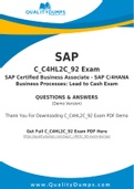 SAP C_C4HL2C_92 Dumps - Prepare Yourself For C_C4HL2C_92 Exam