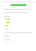 NSG6420 WEEK 1, 5, 6, 7, 8, 10 KNOWLEDGE CHECK QUIZ / NSG 6420 WEEK 1, 5, 6, 7, 8, 10 QUIZ (KNOWLEDGE CHECK): SOUTH UNIVERSITY |100% CORRECT Q & A, DOWNLOAD TO SECURE HIGHSCORE|