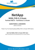 NetApp NSE6_FVE-5-3 Dumps - Prepare Yourself For NSE6_FVE-5-3 Exam