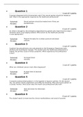 NURS 6501 Advanced Pathophysiology; Exam - Week 11 Final (100/100)//NURS 6501 WEEK 11 Quiz with all the Answers Already Graded A+ Perfect Score//NURS 6501n Week 5- Question and Answers(LATEST)