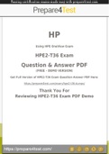 HPE2-T36 Exam - Easy to Pass Just Follow The Instructions - 100% Working