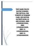 Test Bank for Pediatric Nursing ,The Critical Components of Nursing Care, 2nd Edition, Kathryn