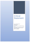 Critical statement OWE 5 Waardevolle zorg