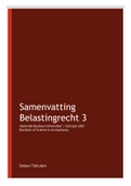 Samenvatting Belastingrecht 3