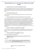 Mental Health Case: Li Na Chen, Part 1(2021 Latest Study Guide)