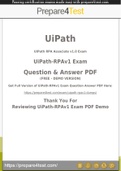 UiPath-RPAv1 Questions [2021] Get 100% Actual UiPath-RPAv1 Questions and Answers PDF