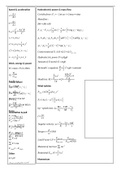 Formula sheet SOET exam