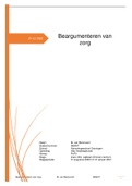 Module beargumenteren van zorg 